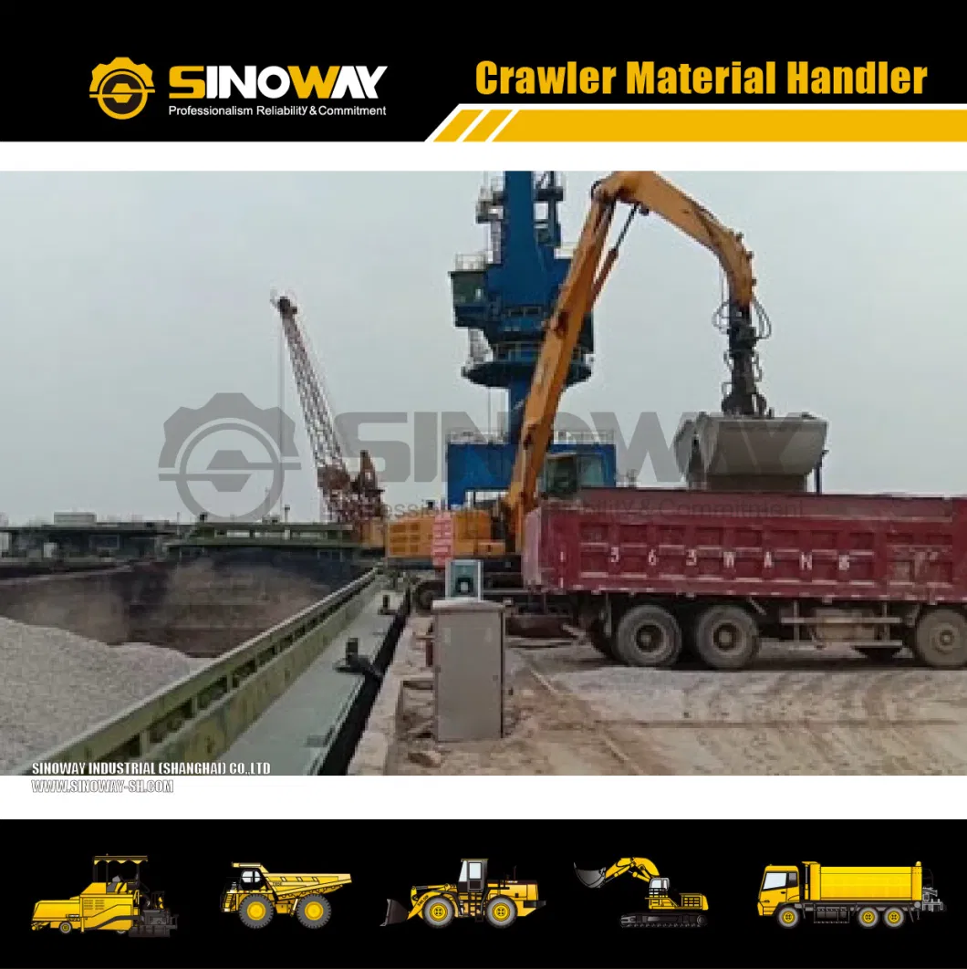 Waste Matel Handling Equipment 50ton Material Hander Excavator for Sale